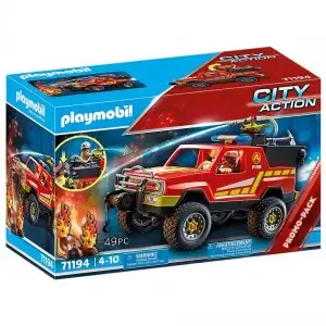 PLAYMOBIL - CAMION DE POMPIERI CU FURTUN