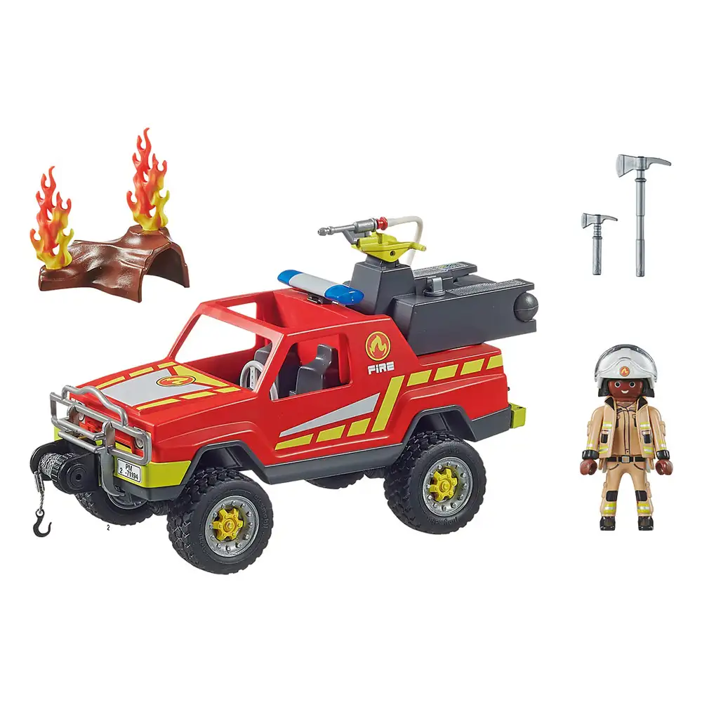 playmobil - camion de pompieri cu furtun