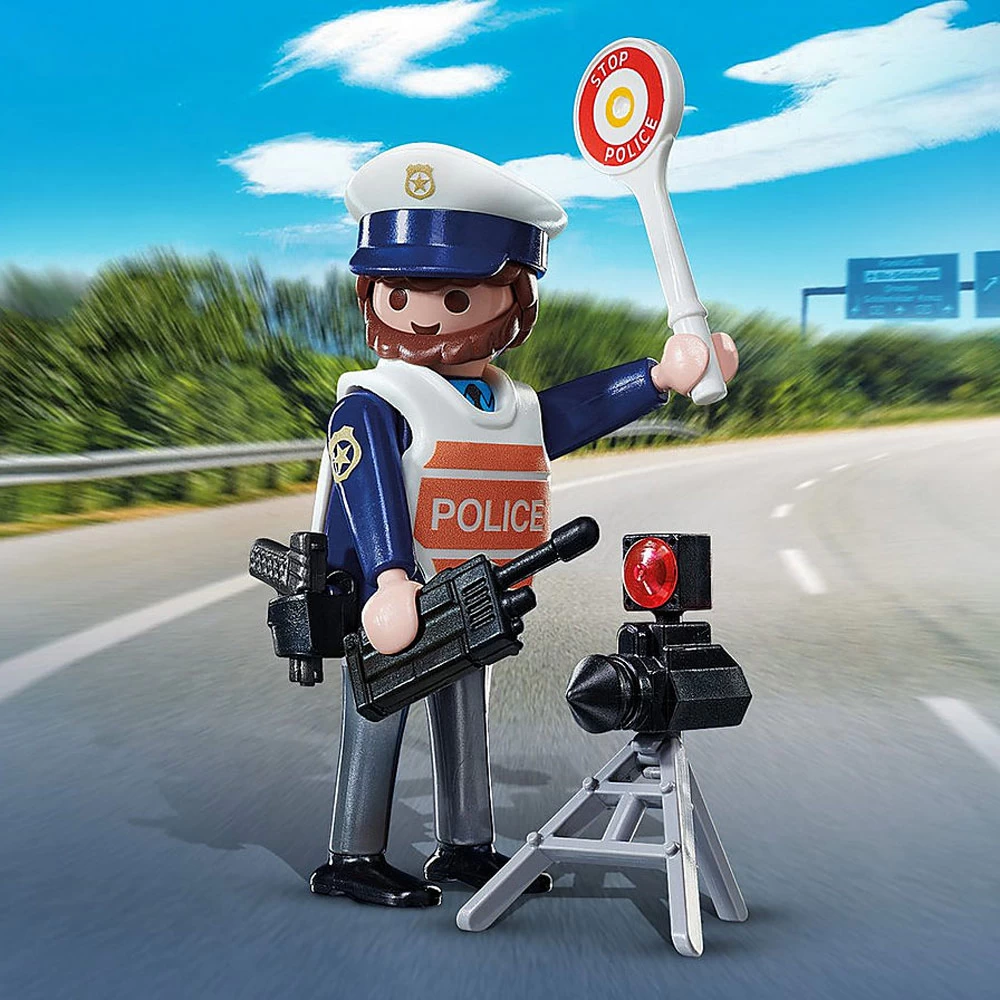 playmobil - figurina politist rutier