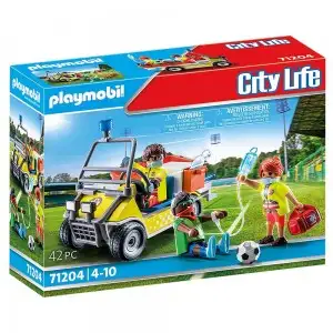 PM71204-Playmobil - Vehicul Galben De Salvare