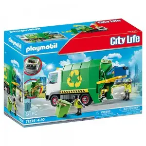 PLAYMOBIL - CAMION DE RECICLARE CU ACCESORII