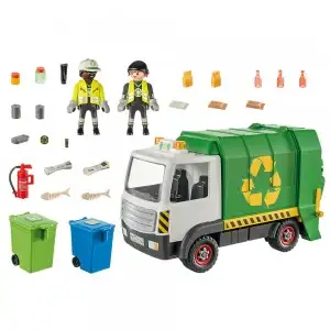 PLAYMOBIL - CAMION DE RECICLARE CU ACCESORII