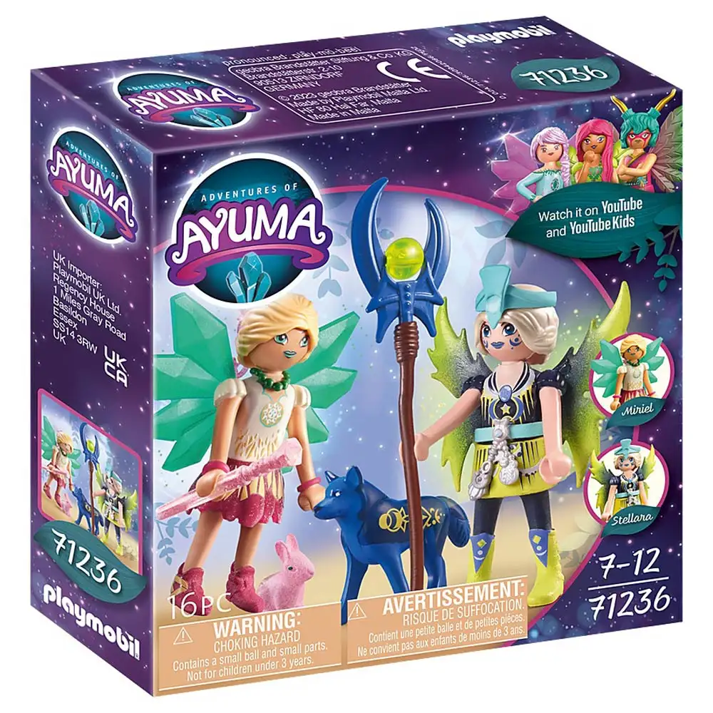 playmobil - crystal fairy si moon fairy cu animalute de suflet