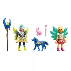 PLAYMOBIL - CRYSTAL FAIRY SI MOON FAIRY CU ANIMALUTE DE SUFLET