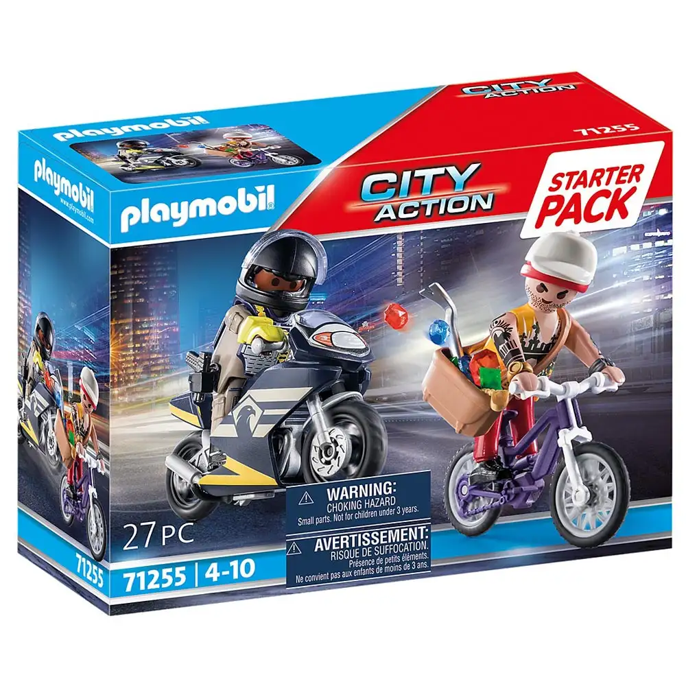playmobil - set agent operatiuni si hot