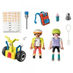 PLAYMOBIL - SET SALVATOR CU MASINA DE ECHILIBRU