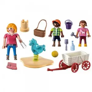 PLAYMOBIL - SET INVATATOARE SI COPII IN CARUCIOR