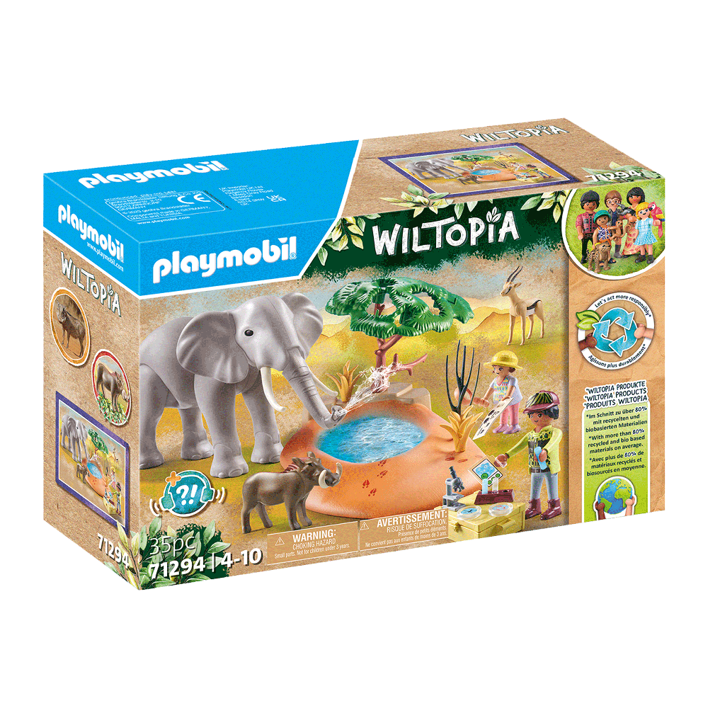 playmobil wiltopia - elefant si lac