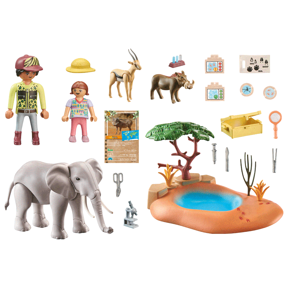 playmobil wiltopia - elefant si lac