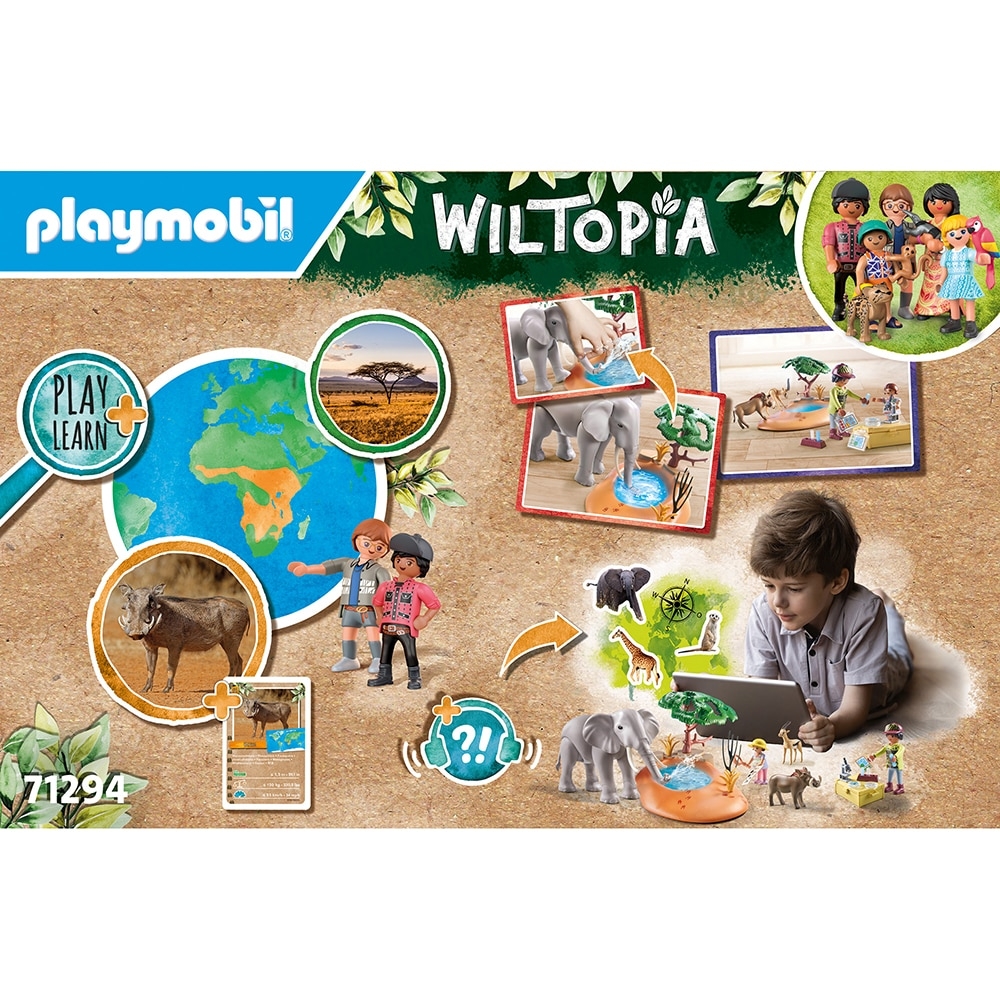 playmobil wiltopia - elefant si lac