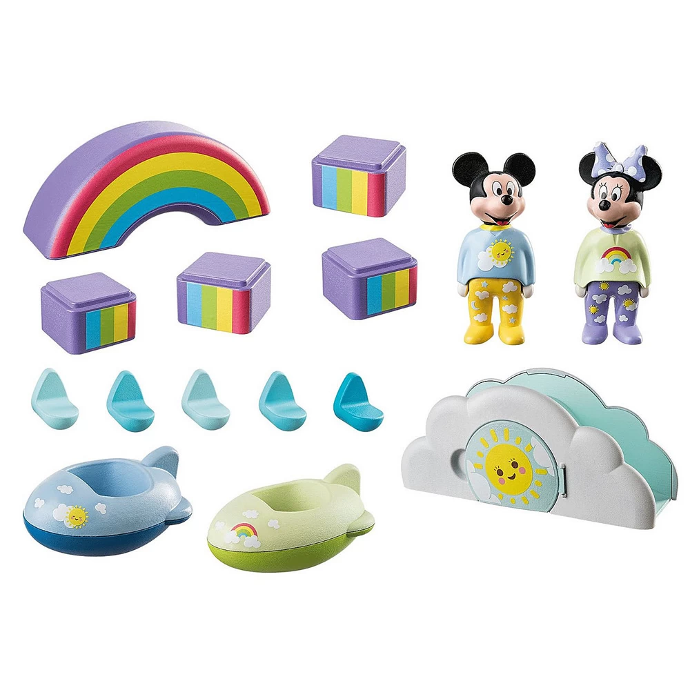 playmobil - 1.2.3 & disney: casa din nori a lui mickey si minnie