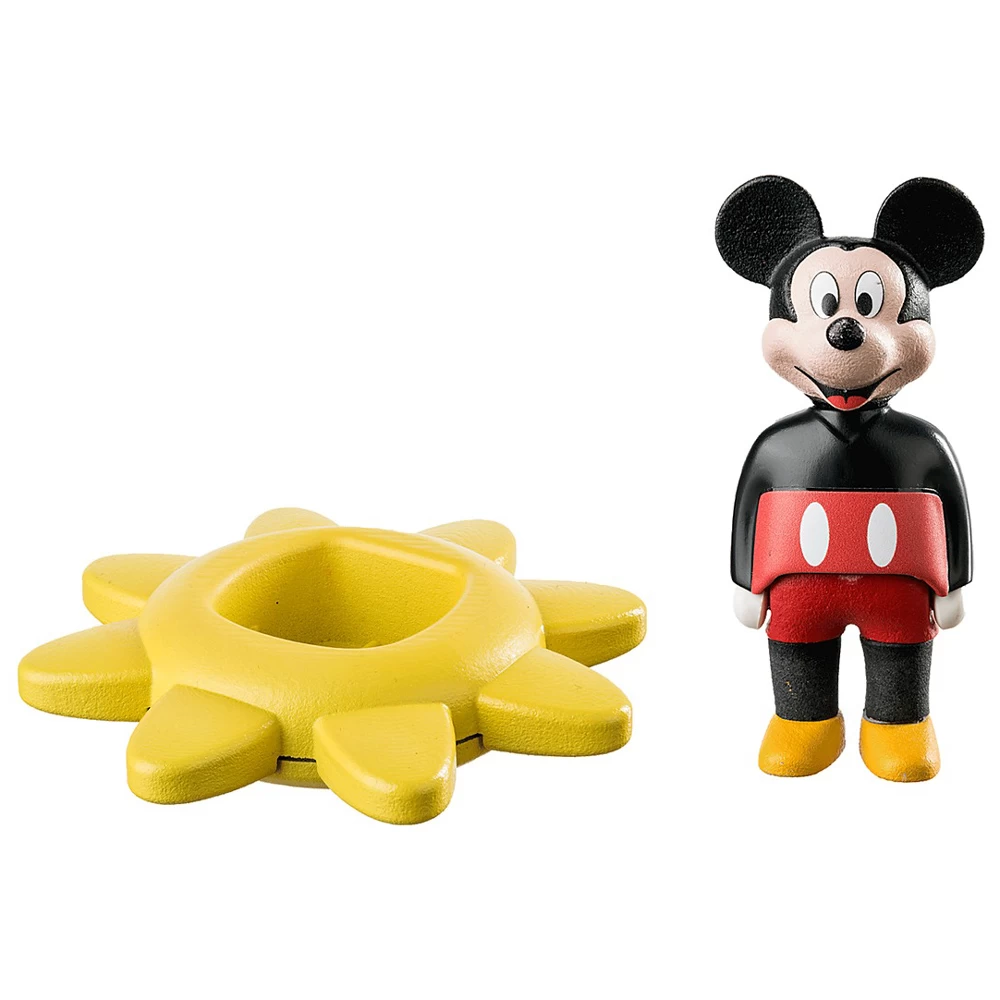 playmobil - 1.2.3 & disney: soare rotativ cu zornaitoare mickey