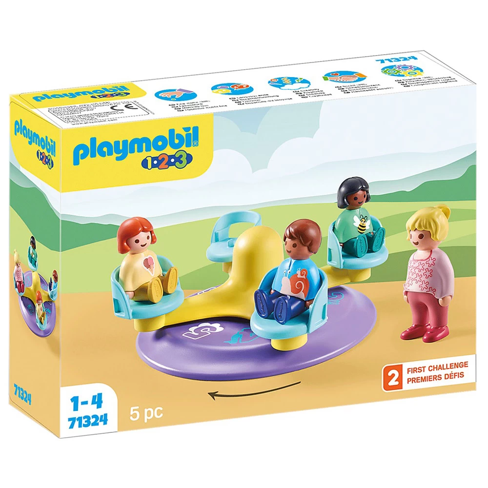 playmobil - 1.2.3 carusel cu numere