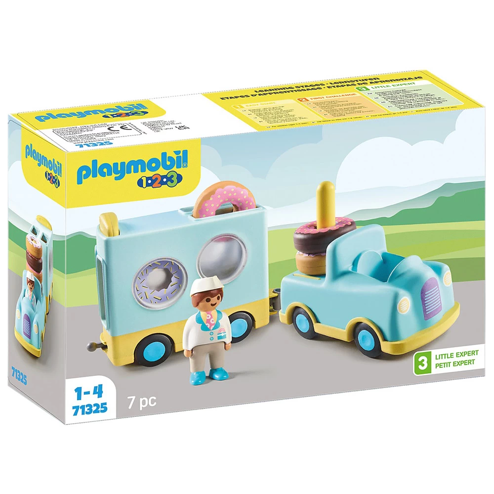 playmobil - 1.2.3 camion cu gogosi de stivuit si sortat