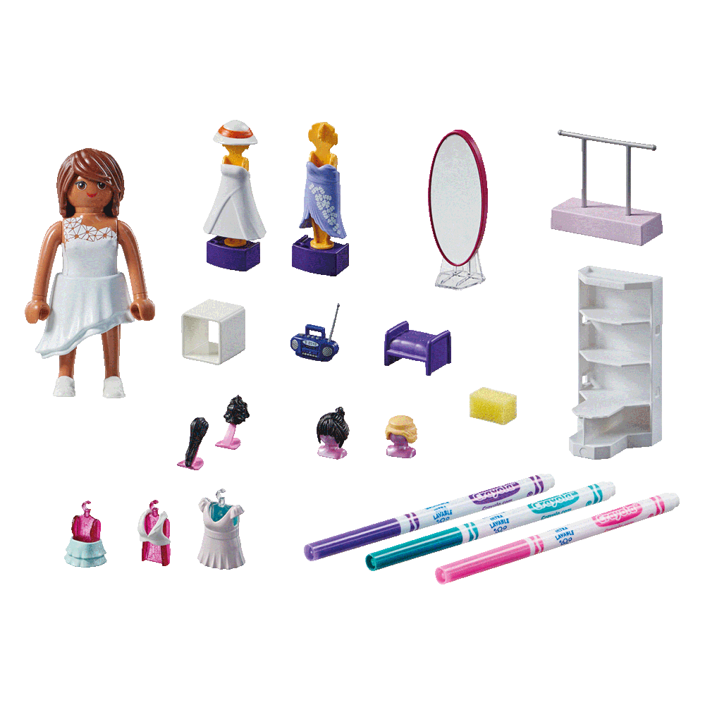 playmobil color - dressing