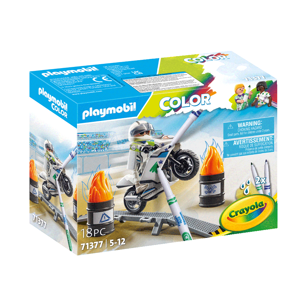 playmobil color - motocicleta