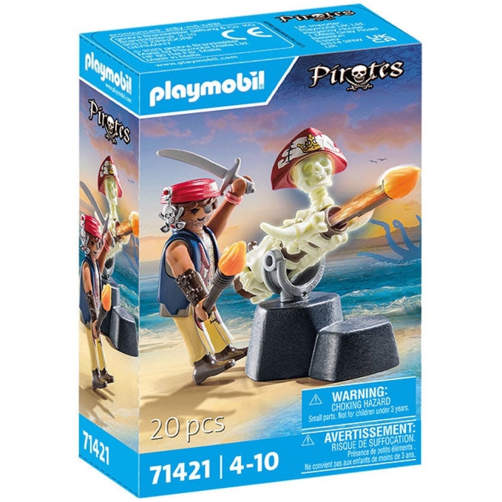 playmobil pirates - maestru cu tun