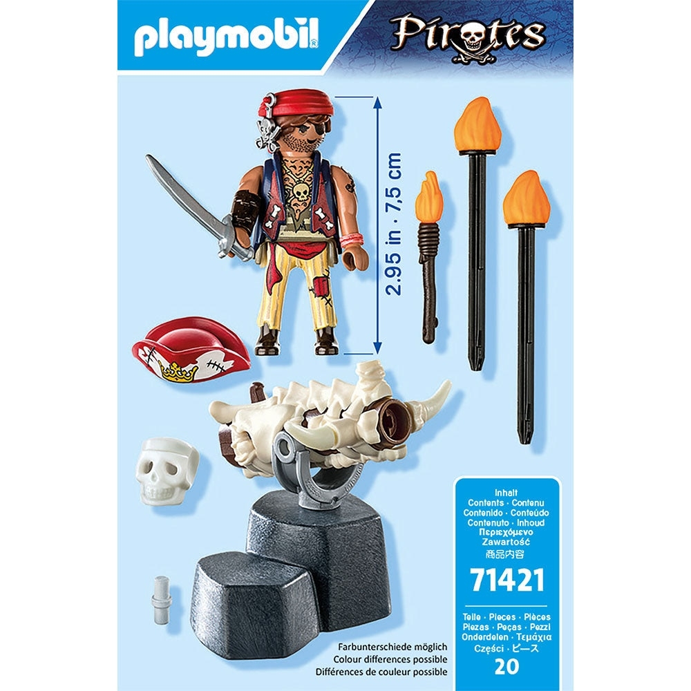 playmobil pirates - maestru cu tun