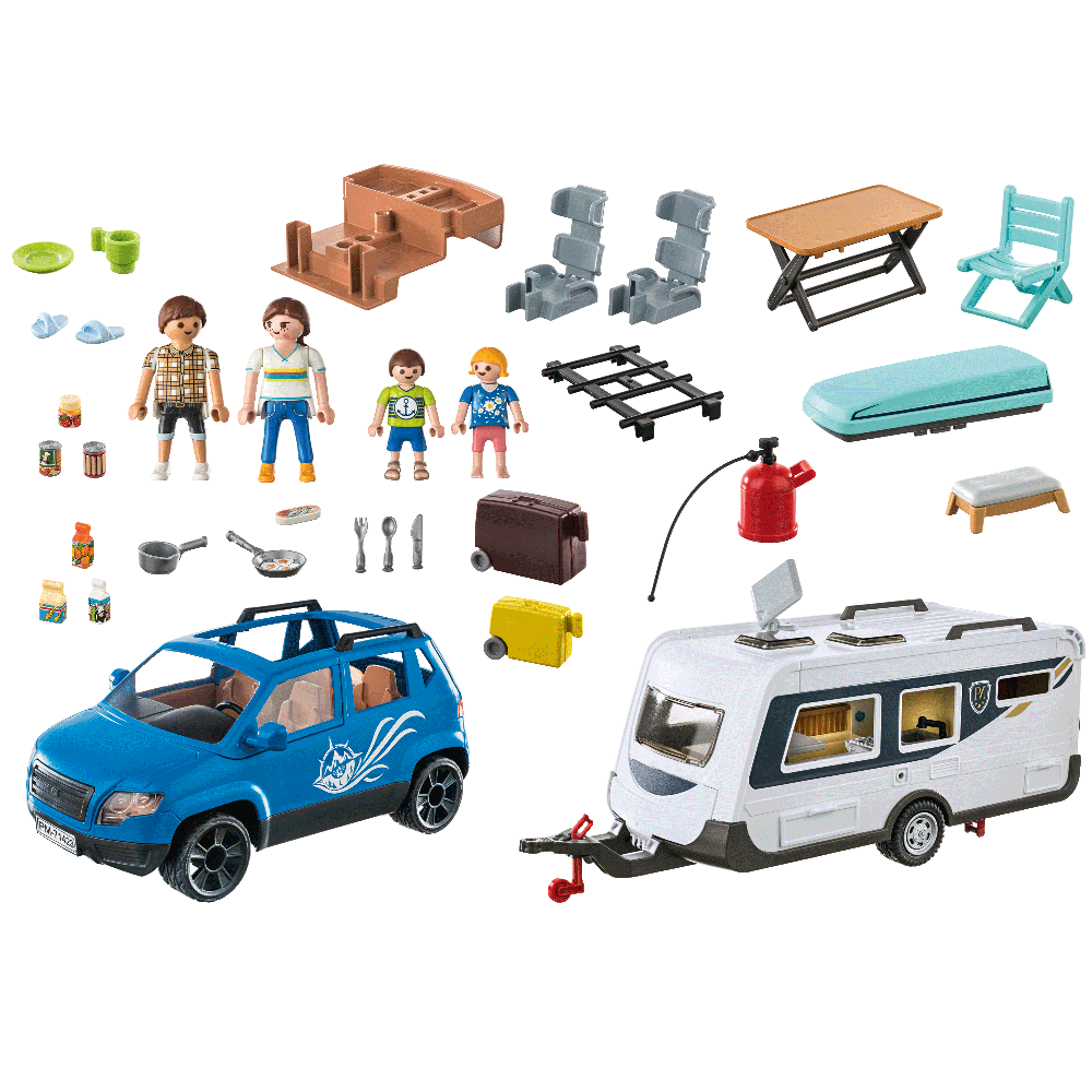 playmobil family fun - rulota cu masinuta