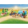 PLAYMOBIL COUNTRY - TRACTOR CU REMORCA SI CISTERNA DE APA
