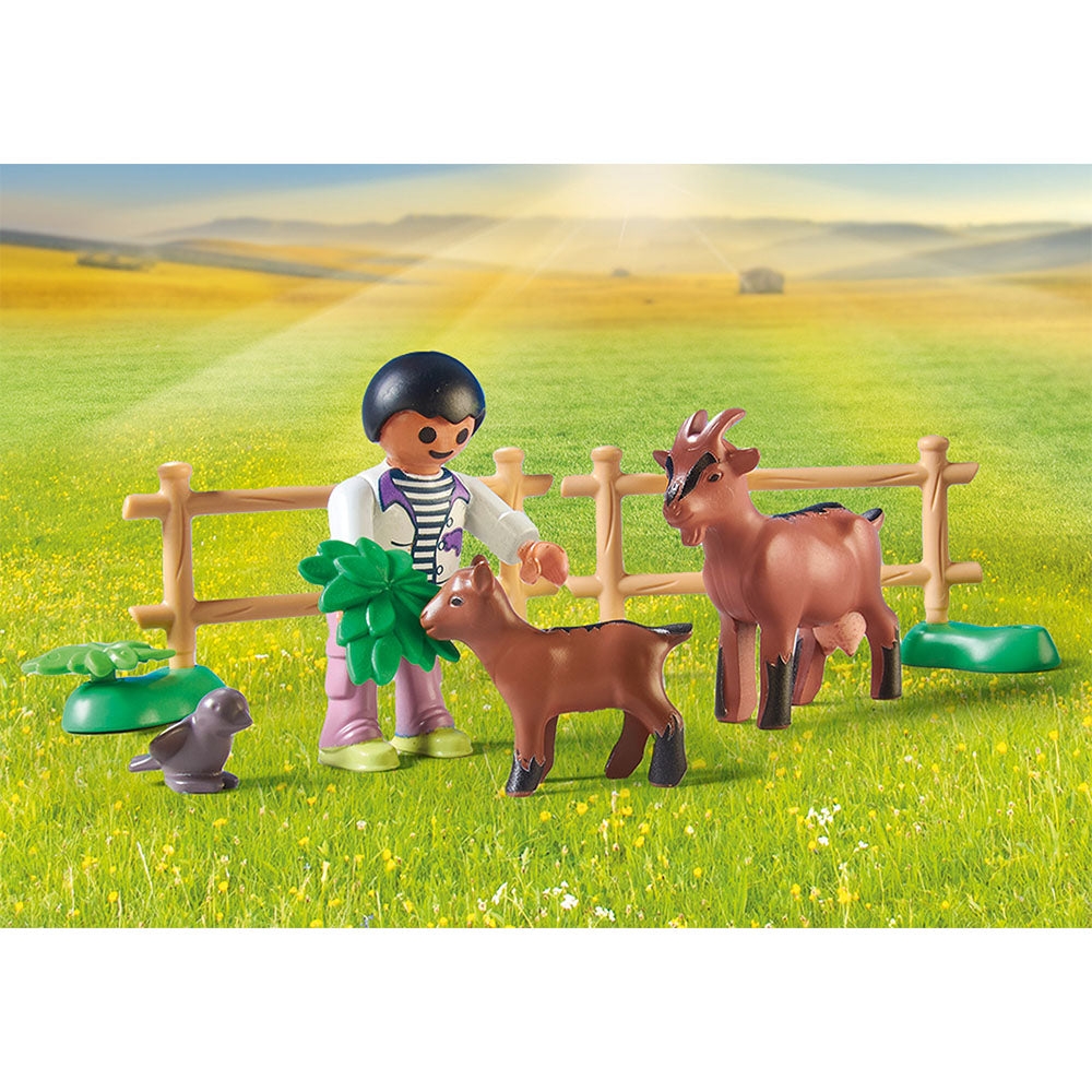 playmobil country - tractor cu remorca si cisterna de apa
