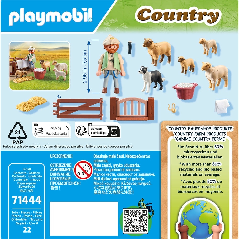 playmobil country - tanarul pastor cu turma de oi