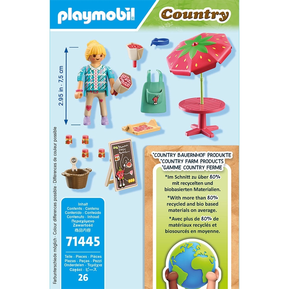 playmobil country - stand pentru vanzare de gemuri