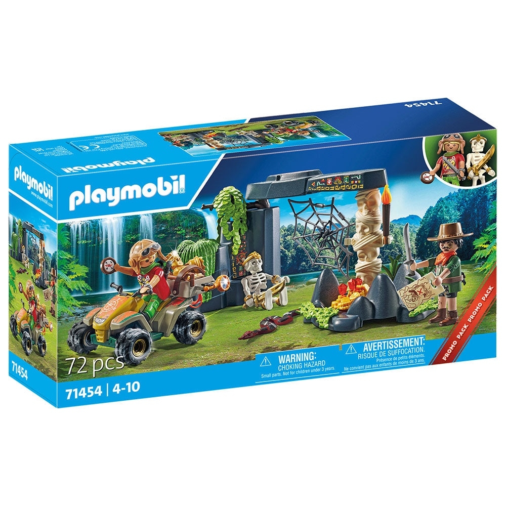 playmobil sports & action - vanatoarea de comori in jungla