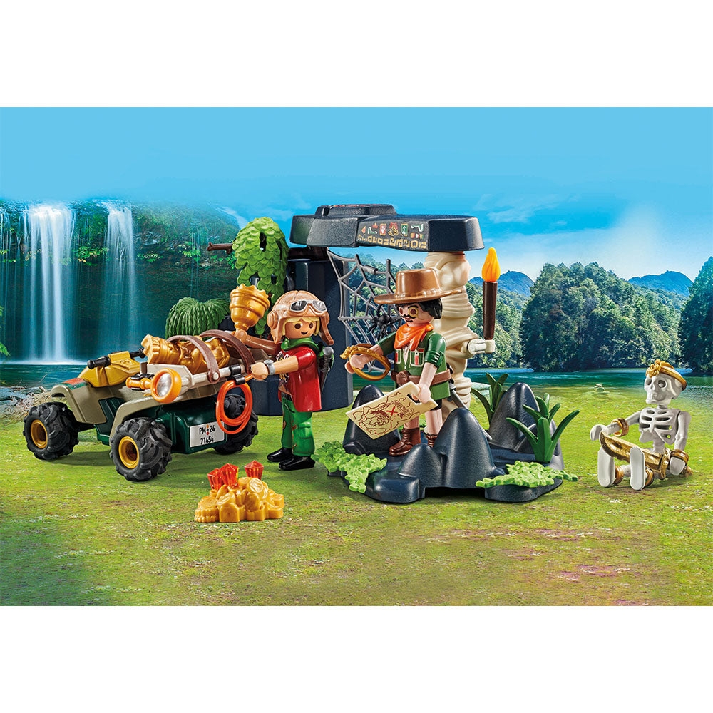 playmobil sports & action - vanatoarea de comori in jungla