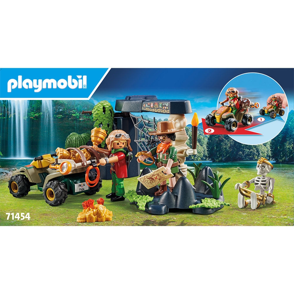 playmobil sports & action - vanatoarea de comori in jungla