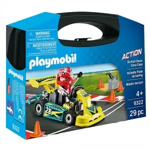 PLAYMOBIL - SET PORTABIL - MASINUTA DE CURSE