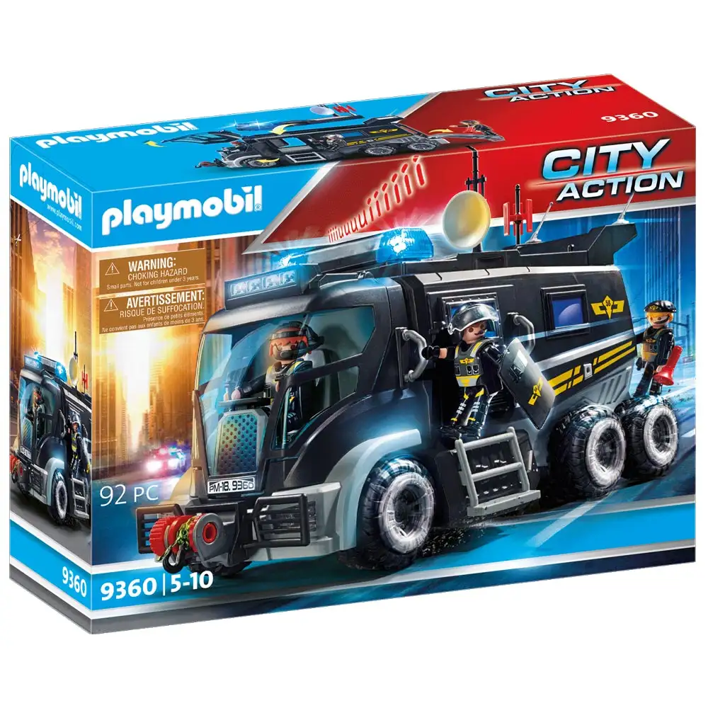 camionul echipei swat