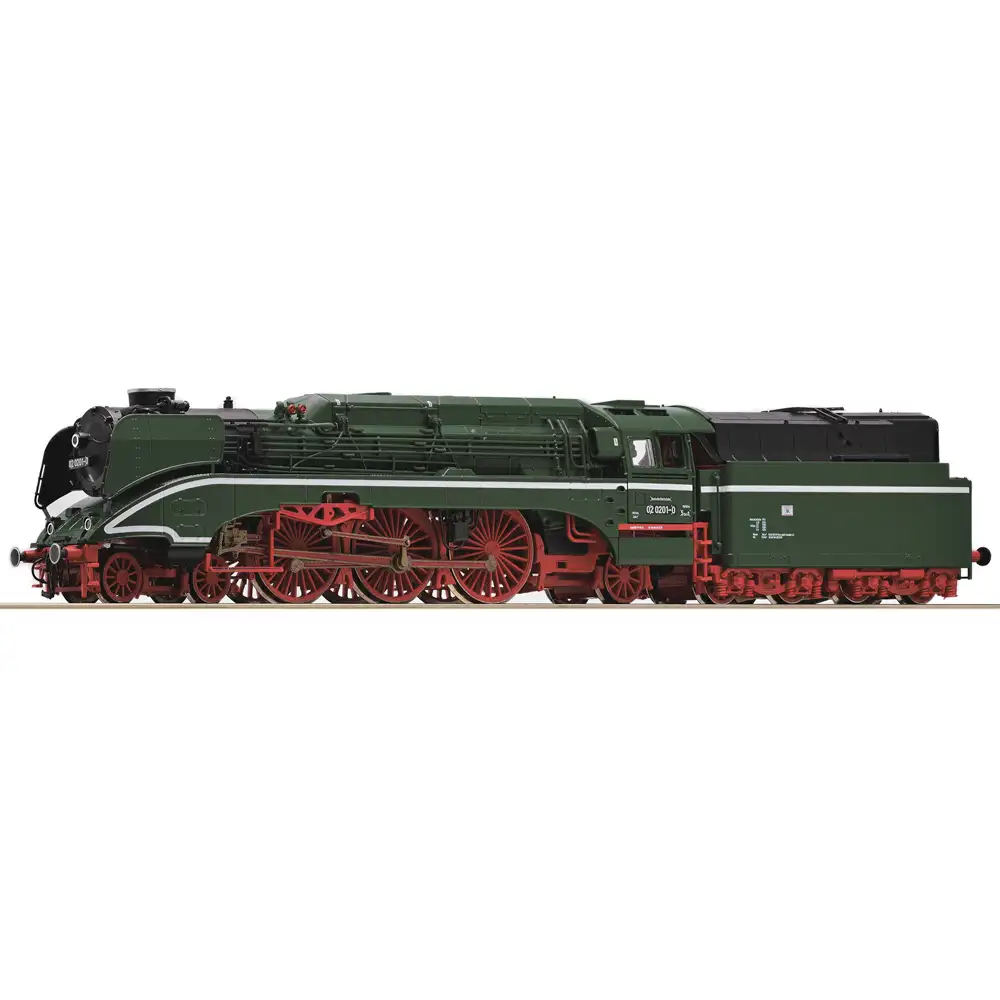 locomotiva cu aburi 02 0201-1, cu sunet si iluminare, dr