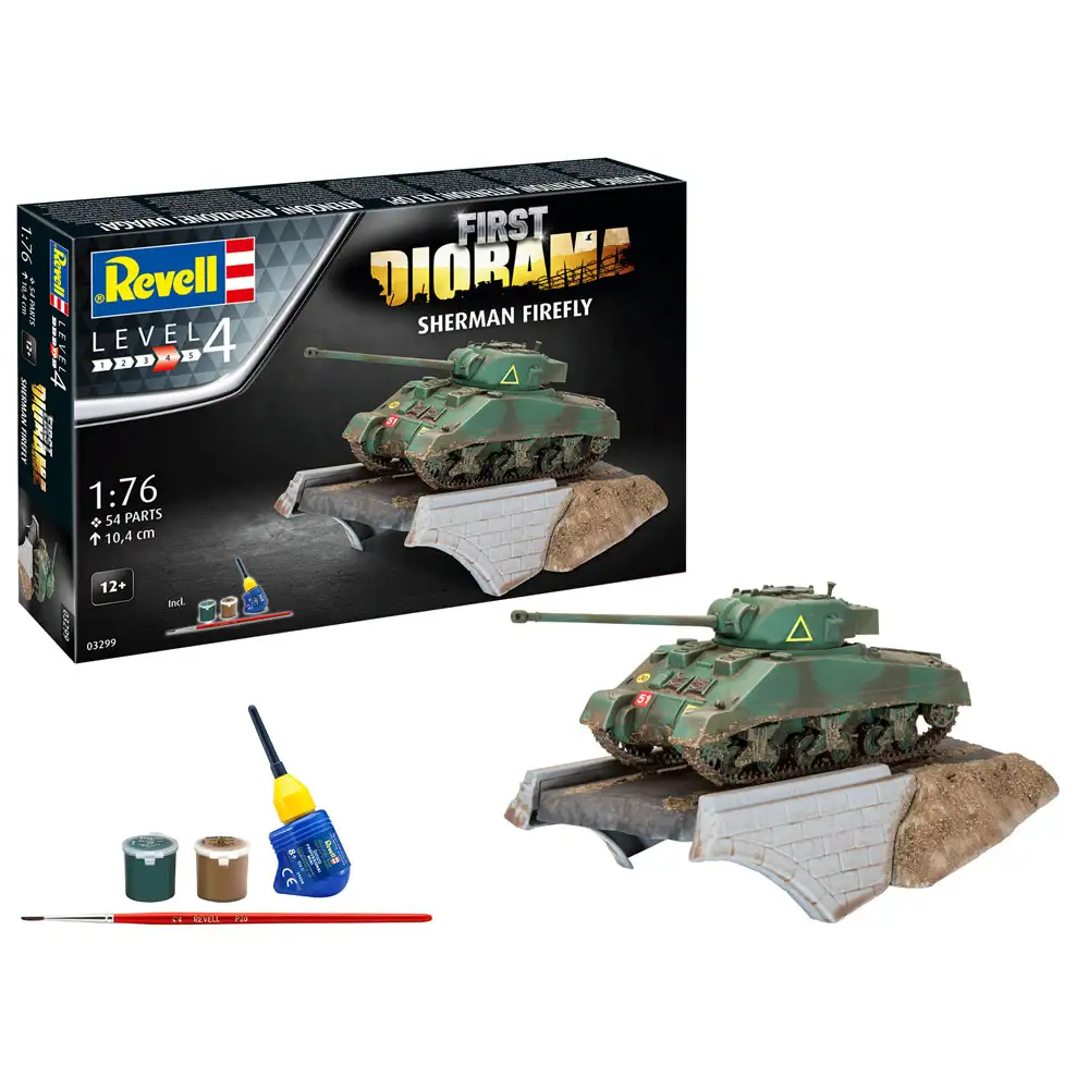 first diorama set - sherman firefly