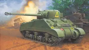 FIRST DIORAMA SET - SHERMAN FIREFLY