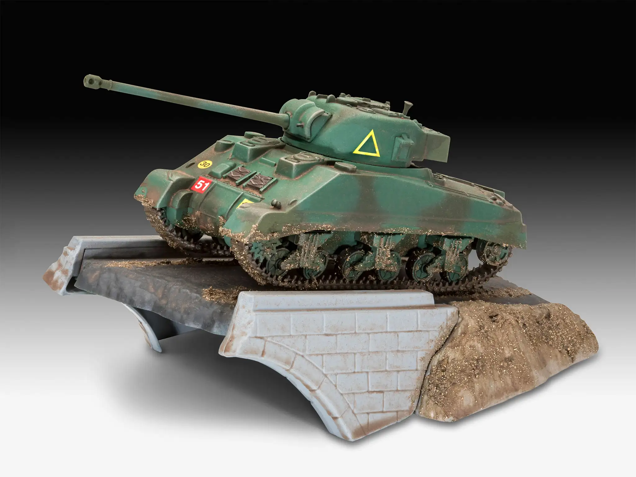 first diorama set - sherman firefly