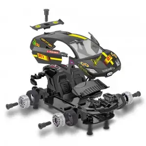 RACING CAR, BLACK