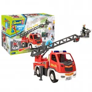 FIRE BRIGADE LADDER WAGON WITH FIGURE