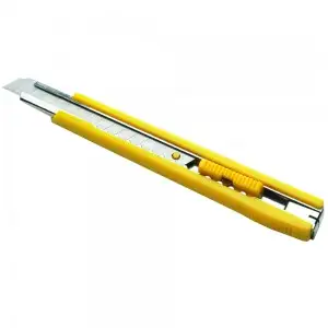 KNIFE WITH BREAK-OFF BLADE ON BLISTER CARD