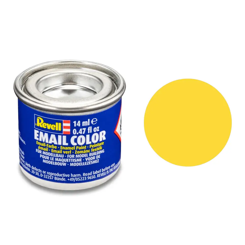 email color, yellow, matt, 14ml, ral 1017