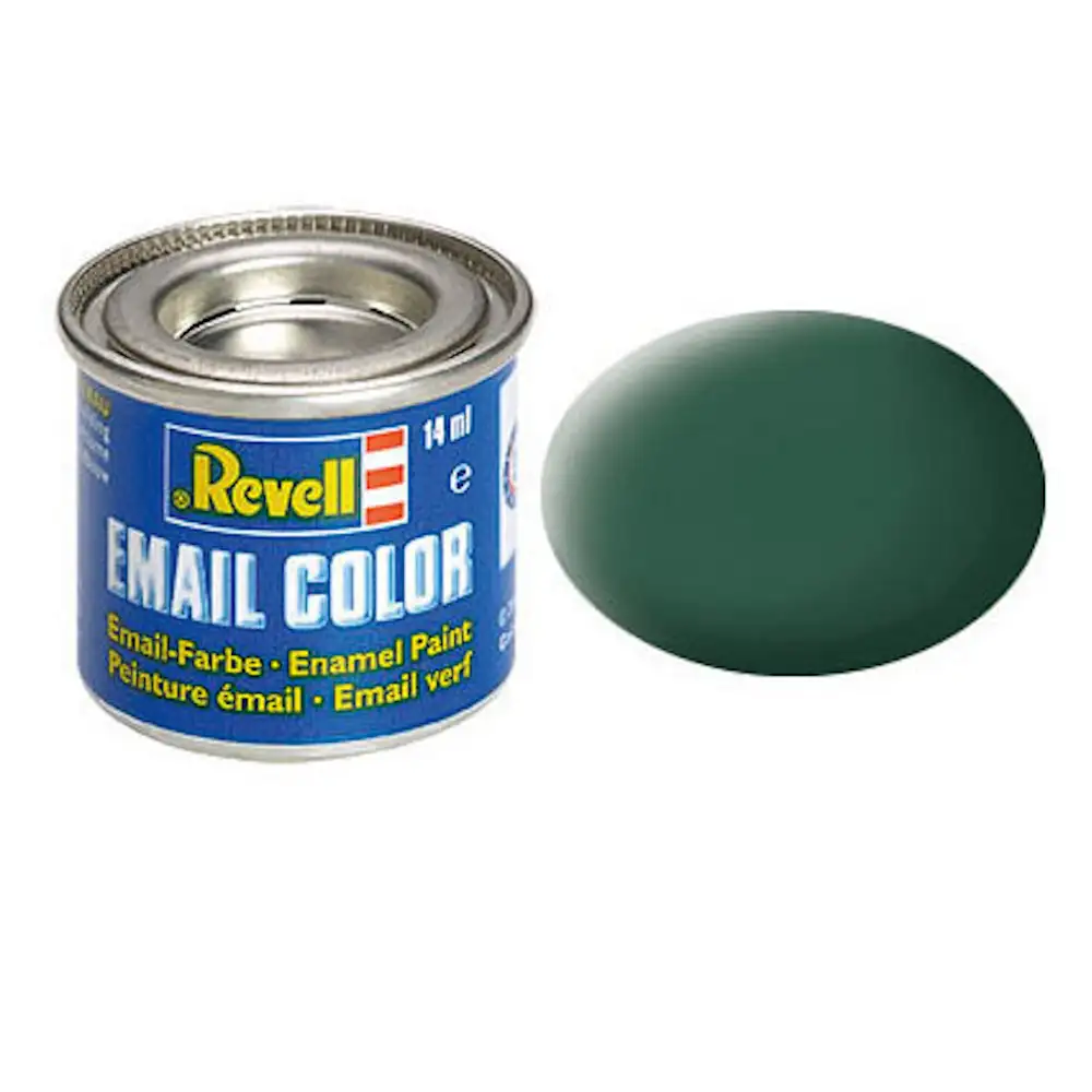 email color, dark green, matt, 14ml
