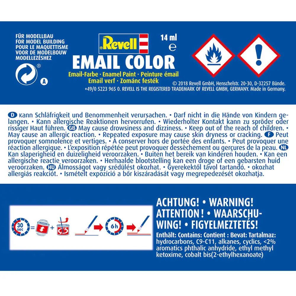 email color, dark green, matt, 14ml