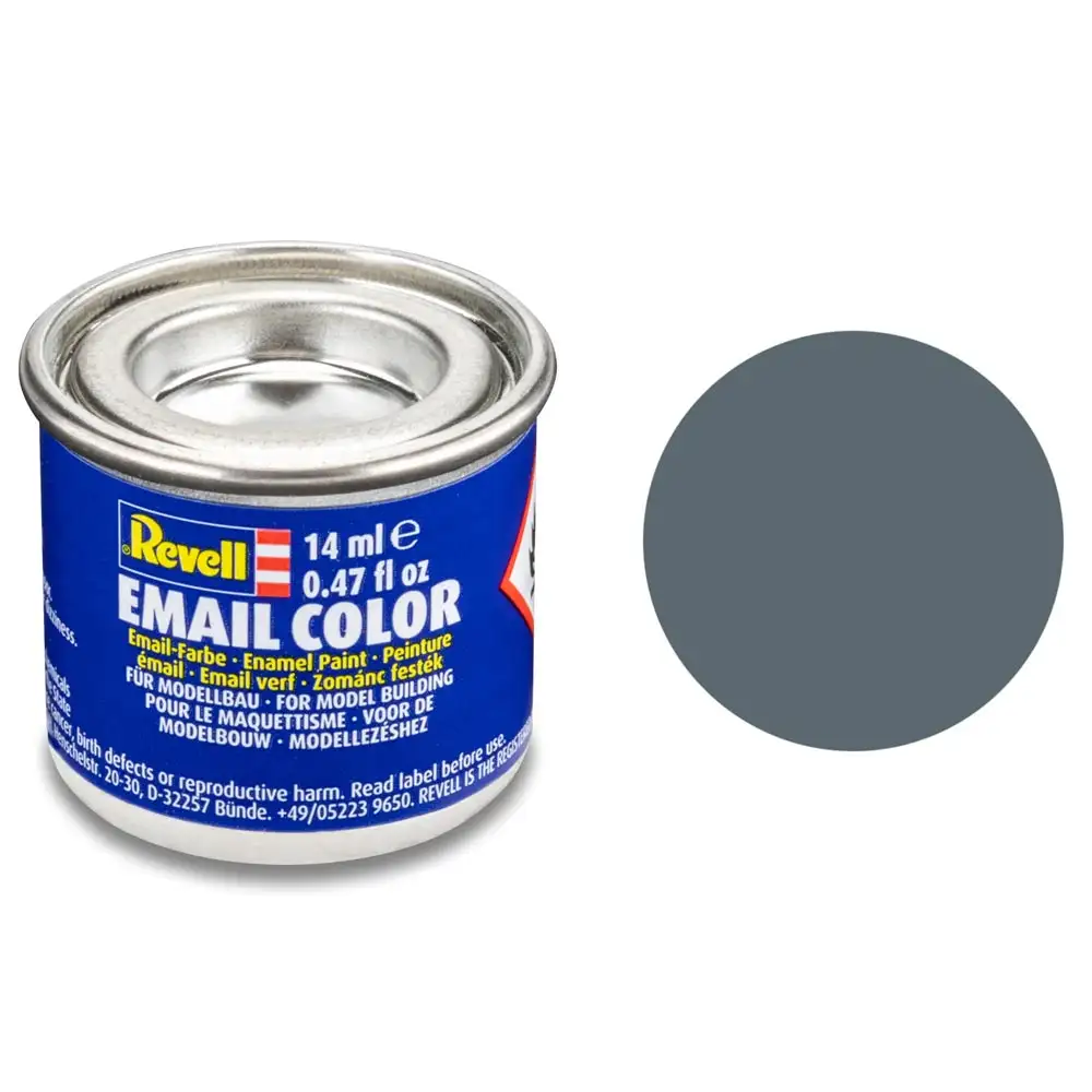 email color, greyish blue, matt, 14ml, ral 7031