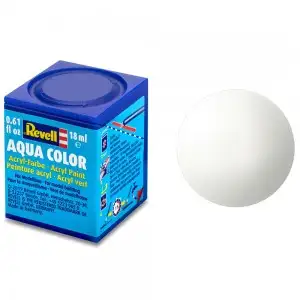 Aqua Color, White, Gloss, 18ml, RAL 9010