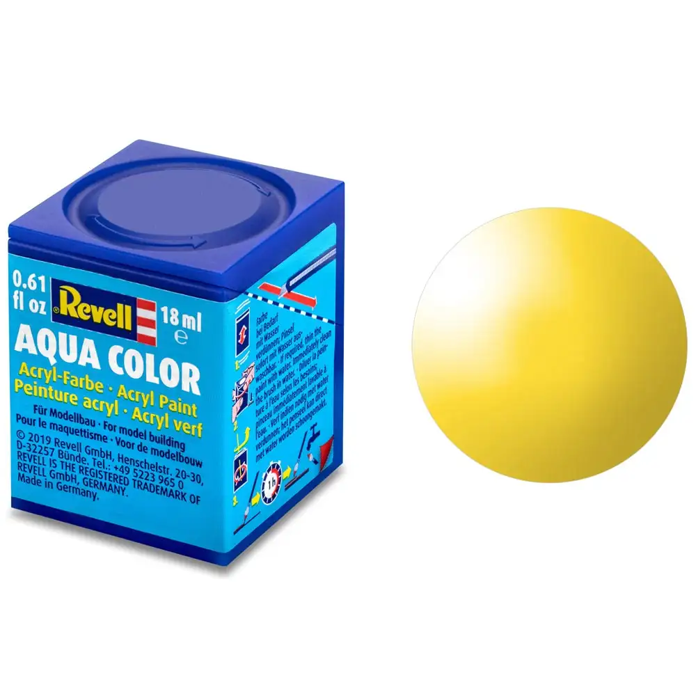 aqua color, yellow, gloss, 18ml, ral 1018