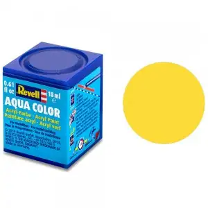 AQUA COLOR, YELLOW, MATT, 18ML, RAL 1017