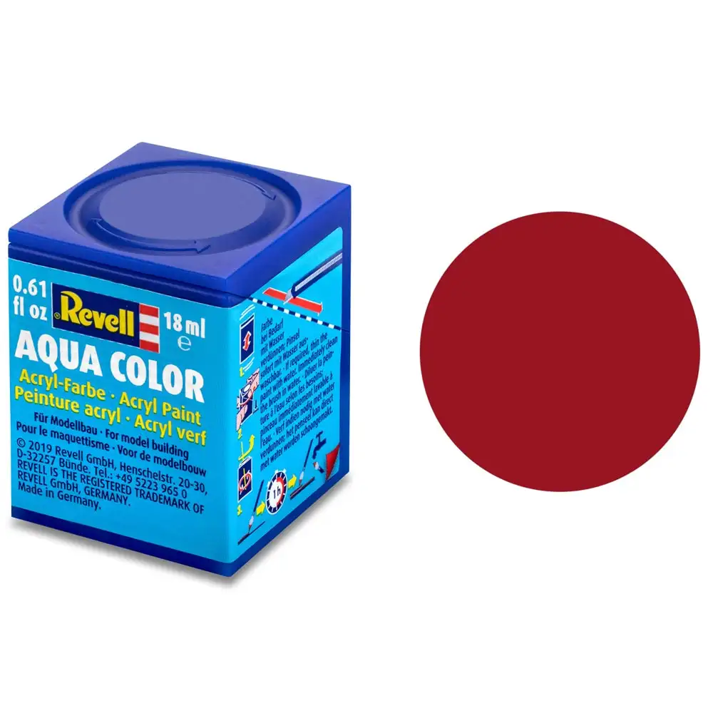 aqua color, carmine red, matt, 18ml, ral 3002