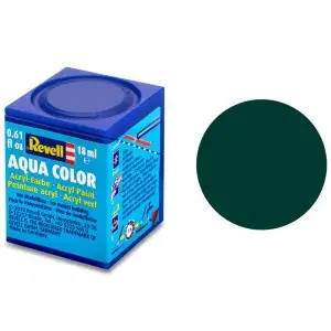 AQUA COLOR, BLACK GREEN, MATT, 18ML