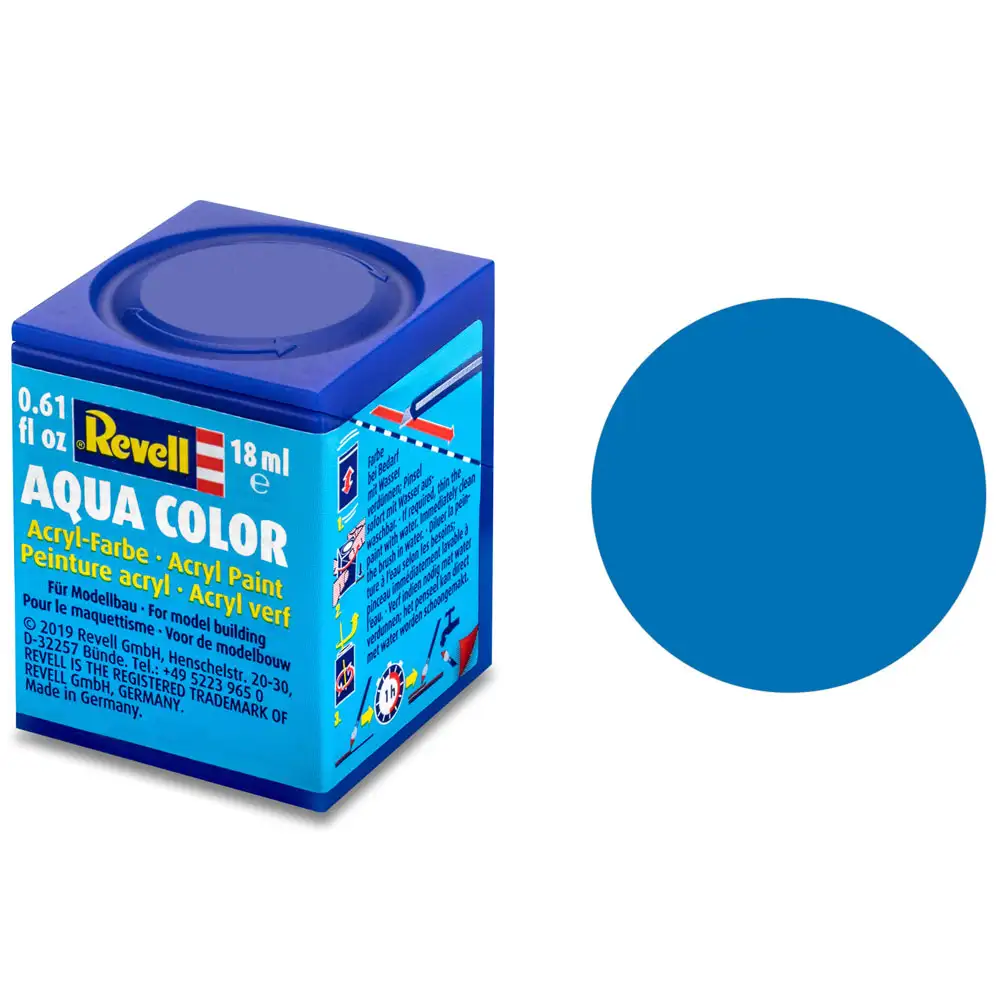 aqua color, blue, matt, 18ml, ral 5000
