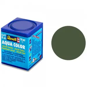 AQUA COLOR, BRONZE GREEN, MATT, 18ML, RAL 6031